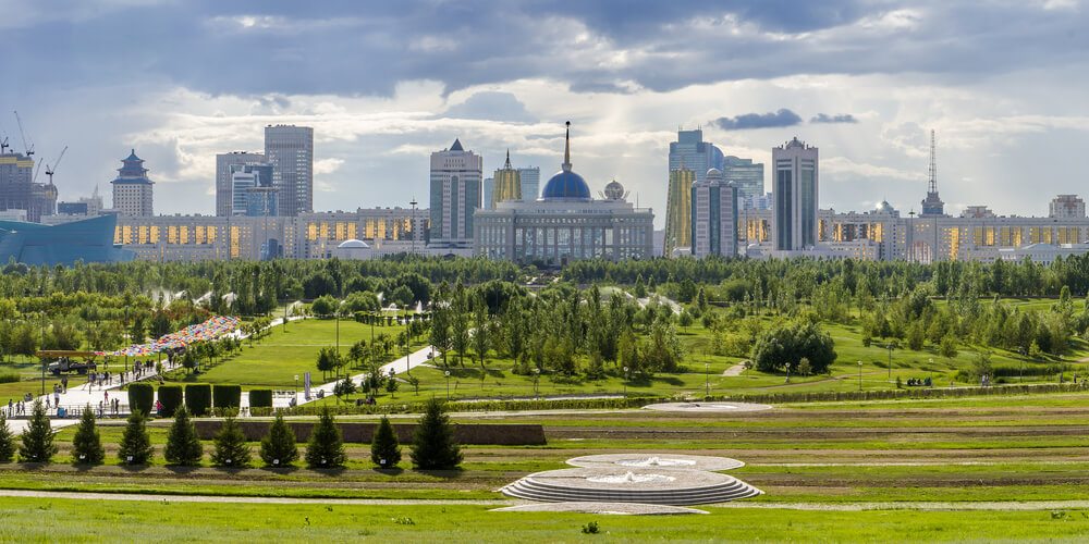 Panorama města Astana