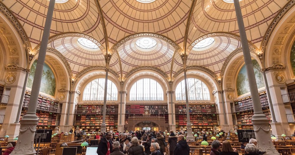 Interiér francouzské národní knihovny