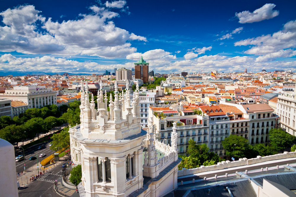 Panorama města Madridu