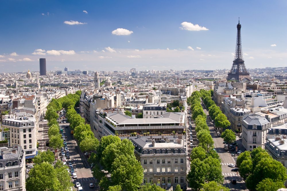 Panorama města Paříže