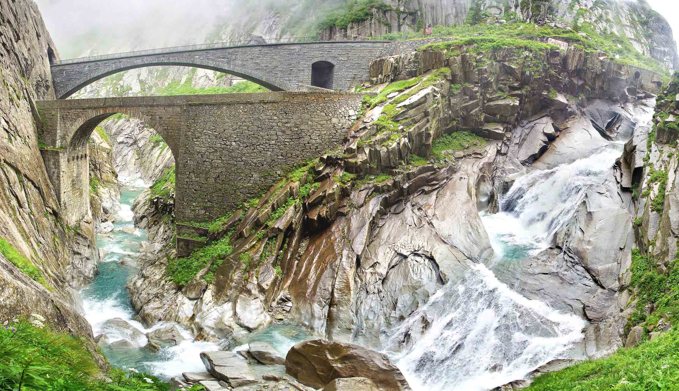 Ďáblův most ve Švýcarsku