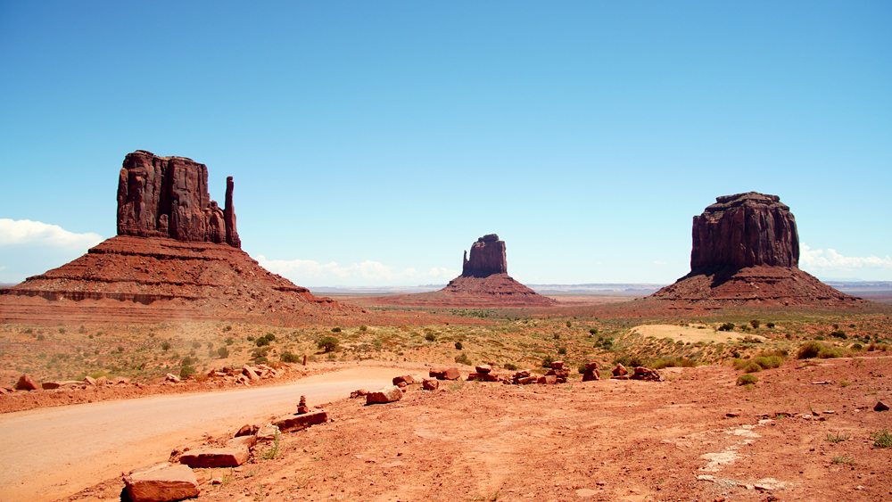 Výhled na Monument Valley.