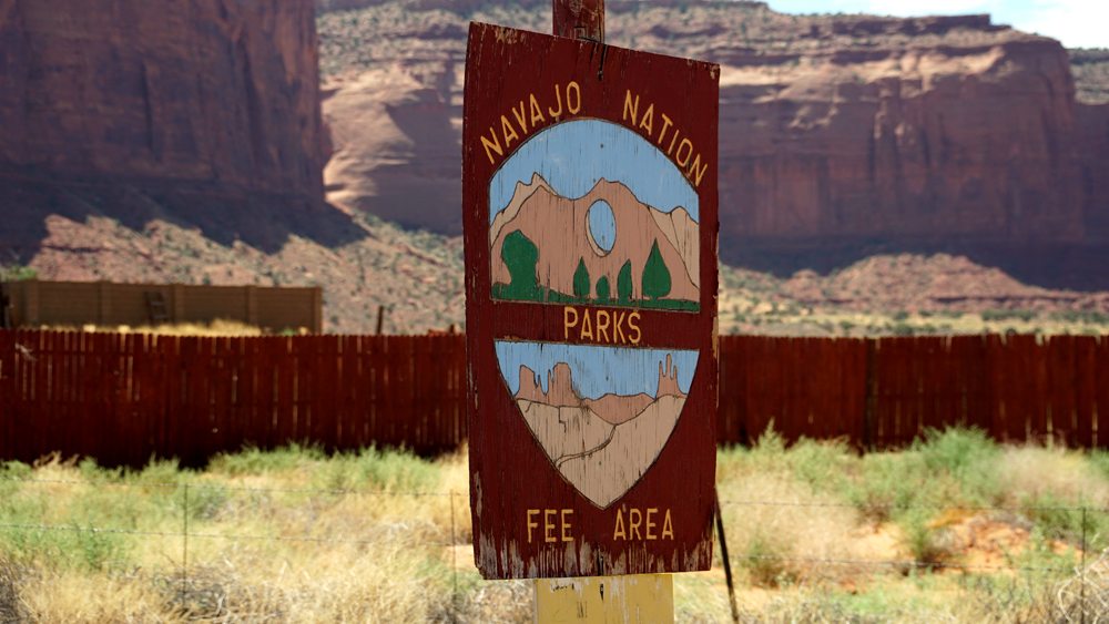 Navajo Nation Sign.