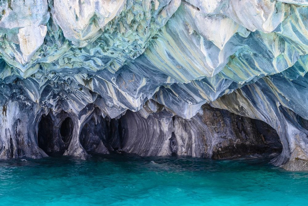 Marble Caves v Chile.