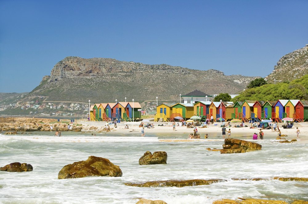 Pláž v Kapském městě.