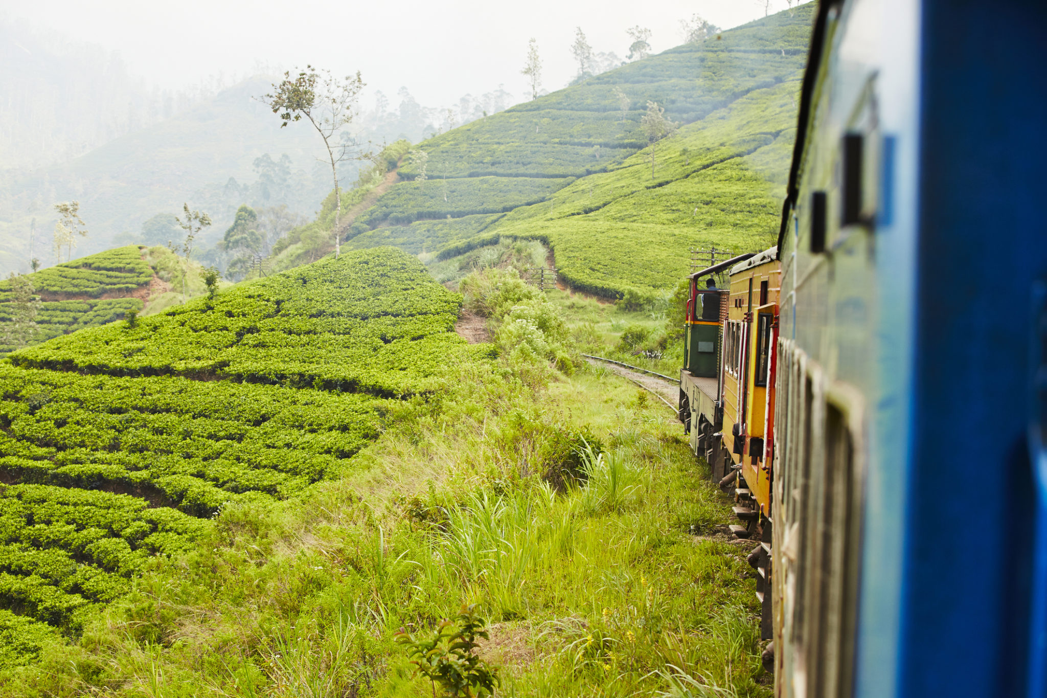 Jízda vlakem na Srí Lance