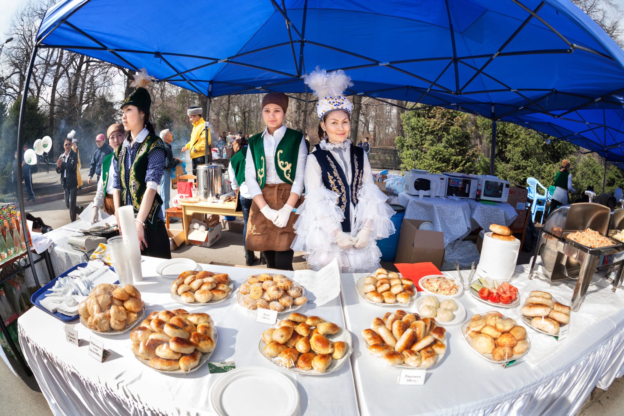 Astana, stánek s jídlem