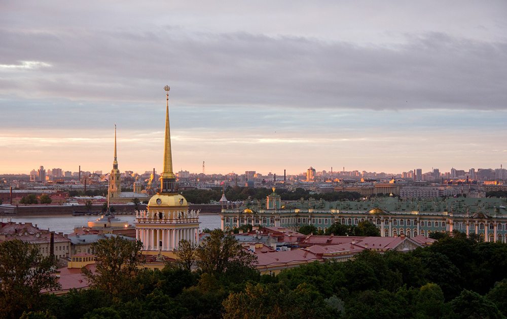 Panorama Petrohradu.