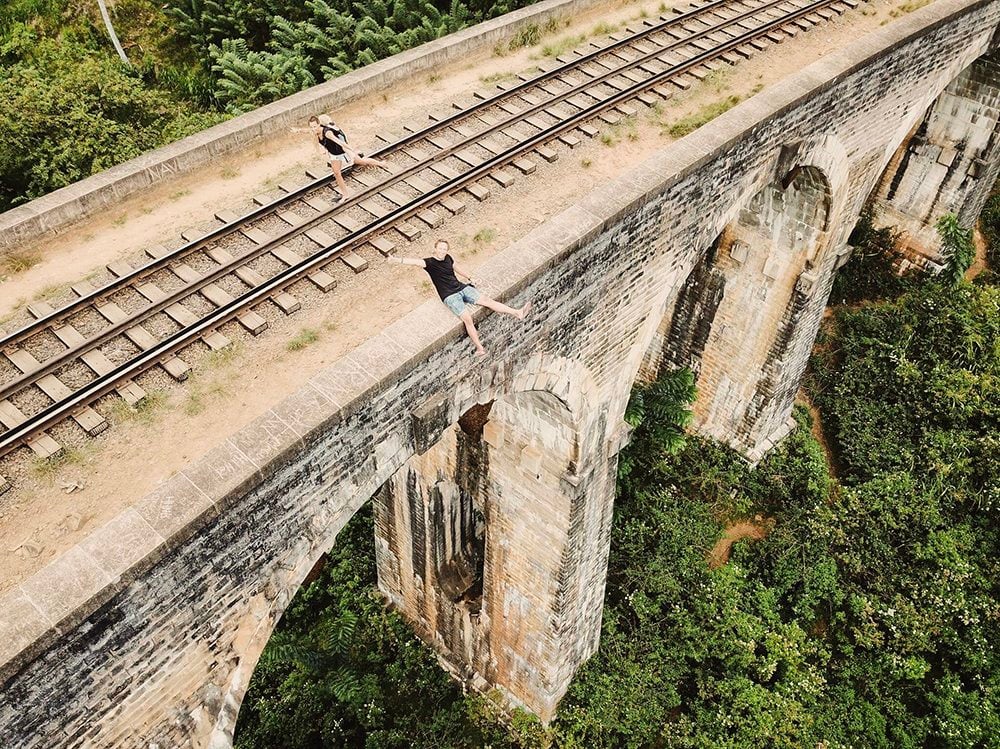 Viadukt Nine Arches na Srí Lance.