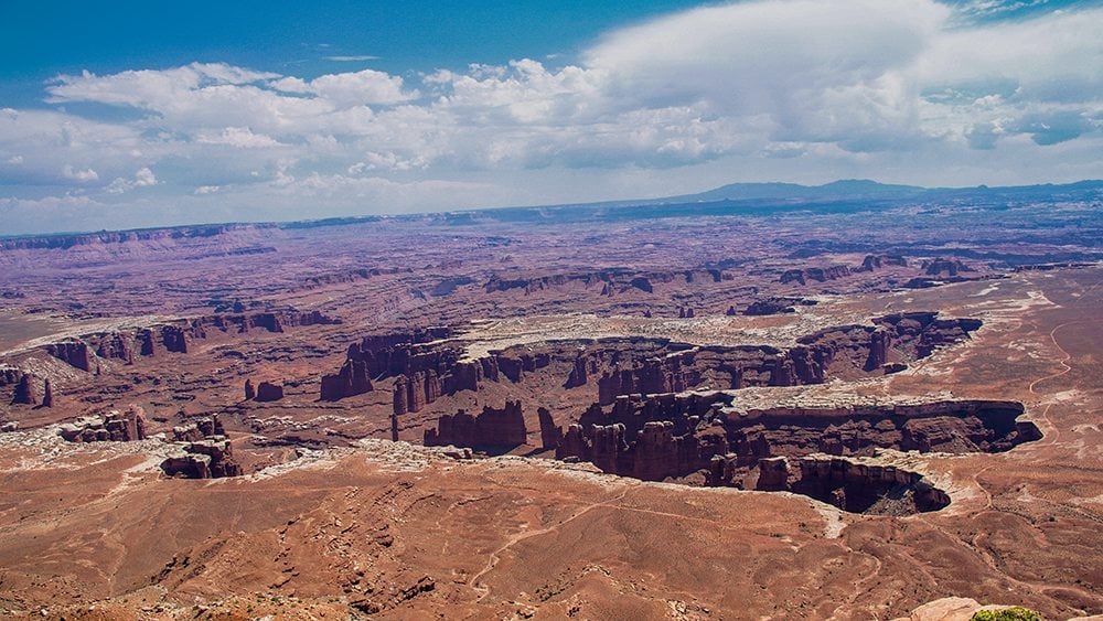 Grand View Point Overlook, NP Canyonlands.