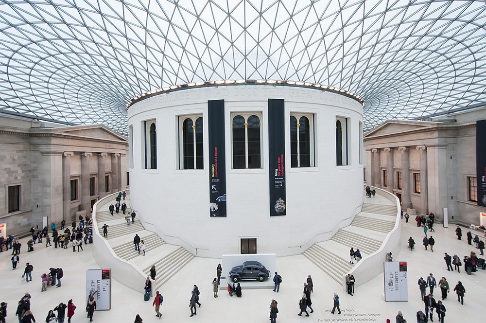 Interiér British Museum.