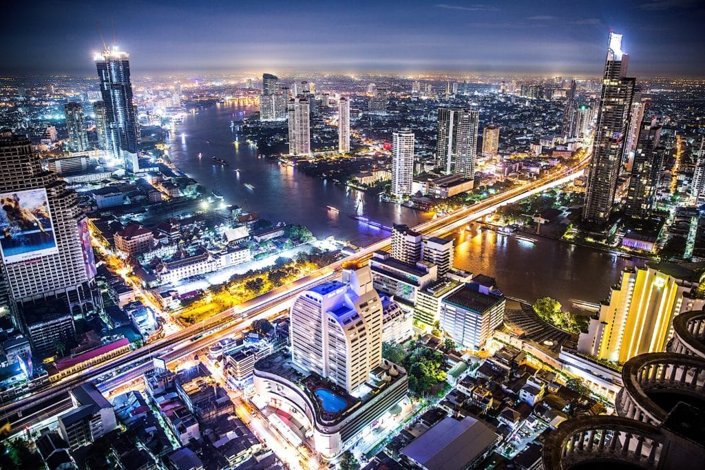 Noční Bangkok