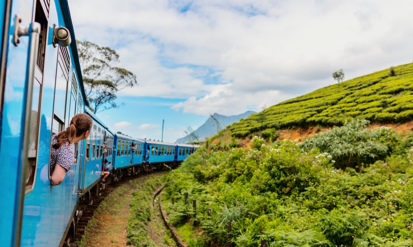 Cesta vlakem na Srí Lance