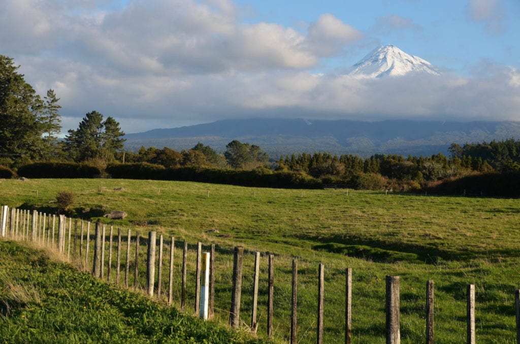 Fotogenická hora Mount Teranaki