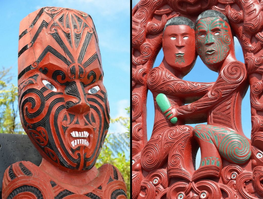 Maurská kultura ve městě Rotorua