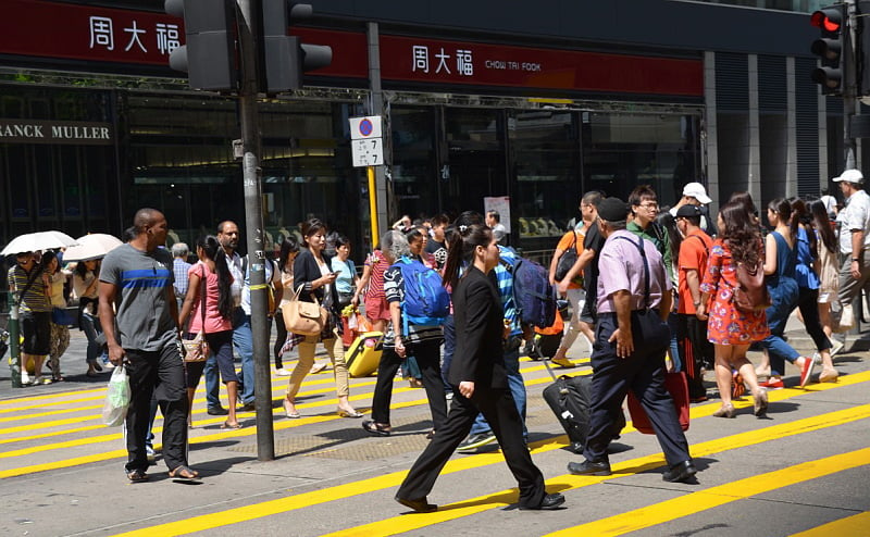 Hongkong je jedno z nejrušnějších míst světa