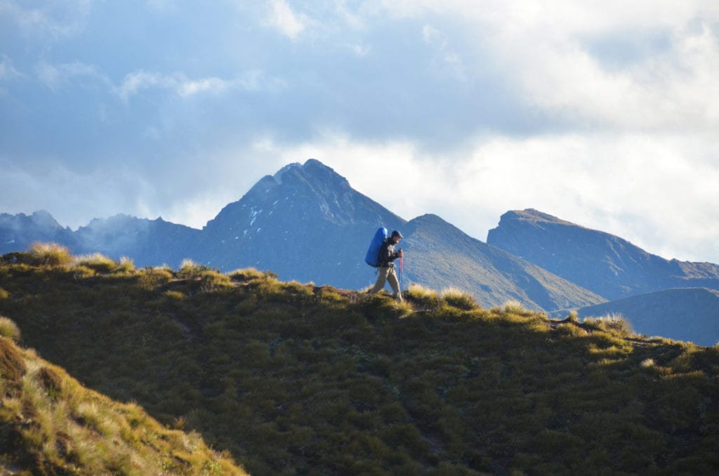 Příznivci horské turistiky si na Zélandu přijdou na své!
