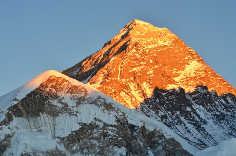 Mount Everest  8 848 m 