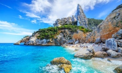 pláž v Sardinii, Cala Goloritze