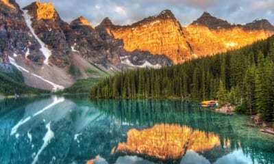 Kanadské jezero Banff