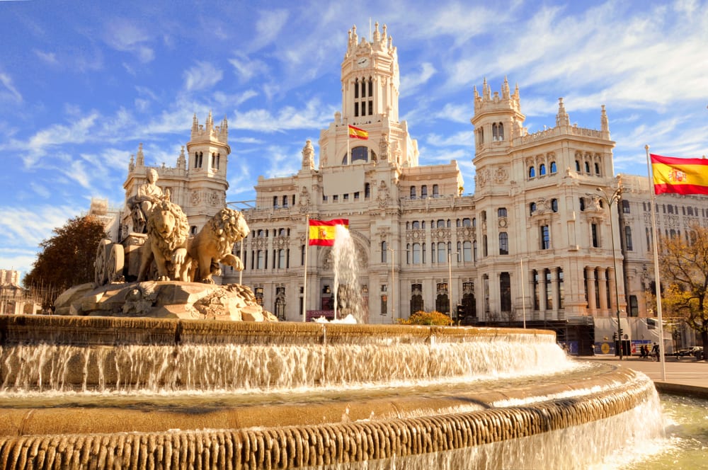 Fontána Cibeles v Madridu, Španělsko
