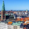 Panorama města Kodaň v Dánsku