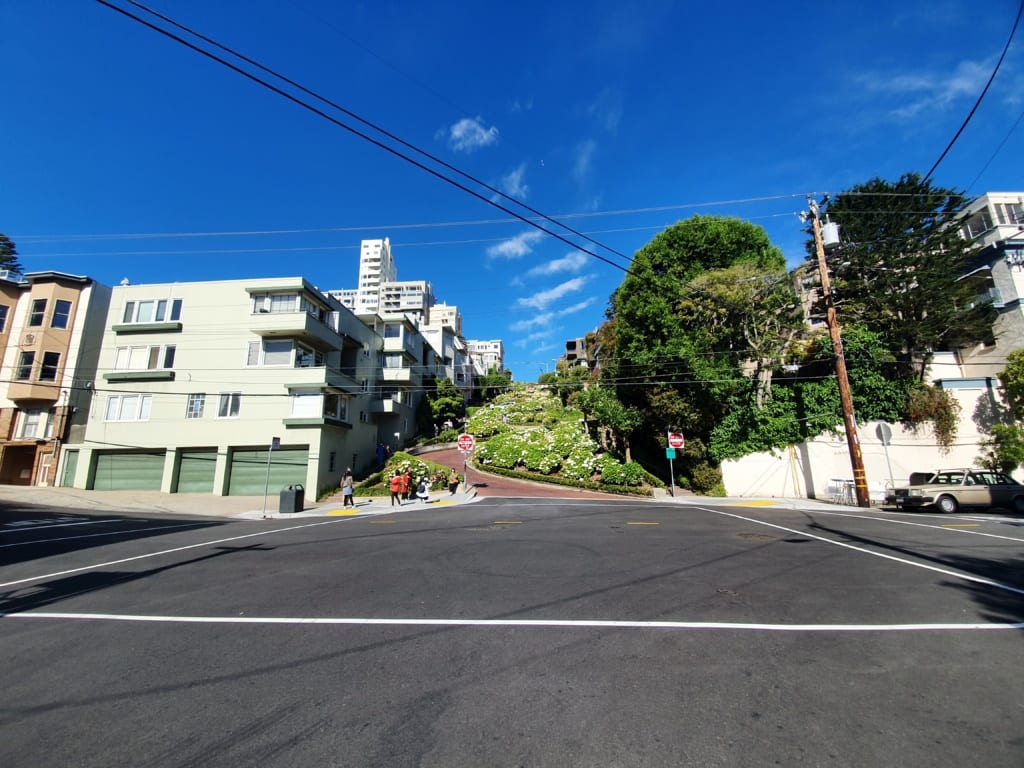Ulice v San Franciscu v Kalifornii v Americe