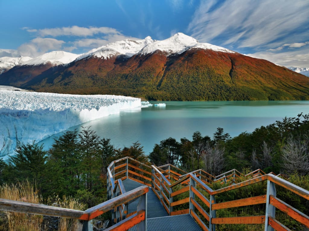 Schody v Patagonii, Chile, Argentina