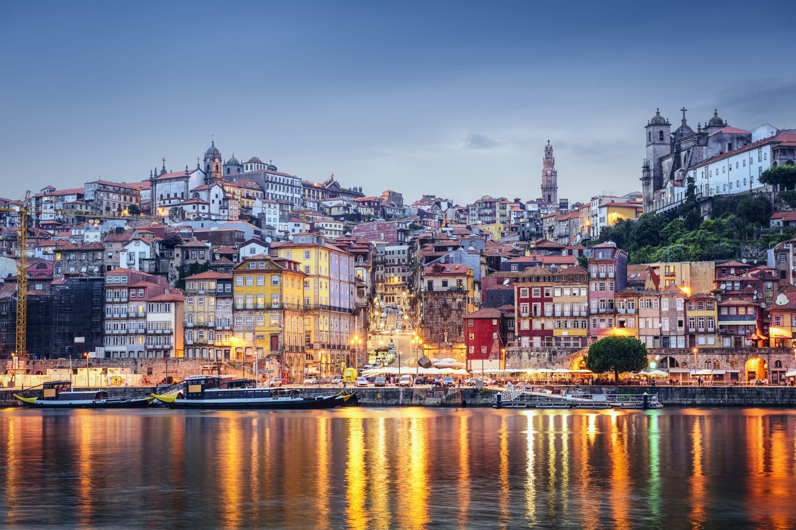 Město Porto v Portugalsku