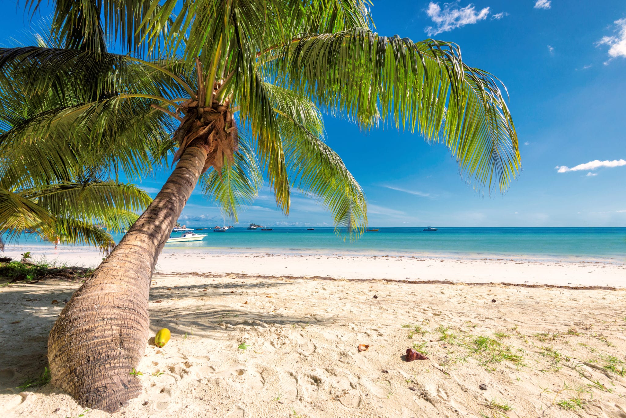 Pláž na Jamajce v Karibiku