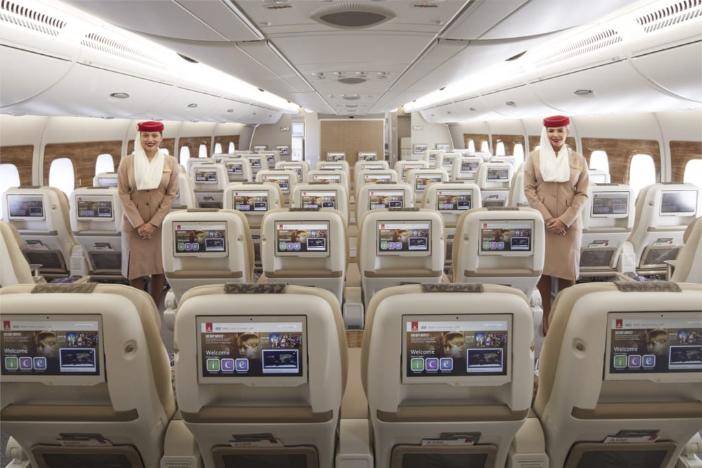 Premium economy Emirates v Airbus A380