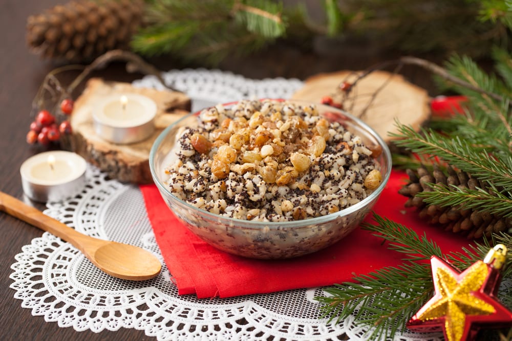 Tradiční ruské jídlo kutija na Vánoce