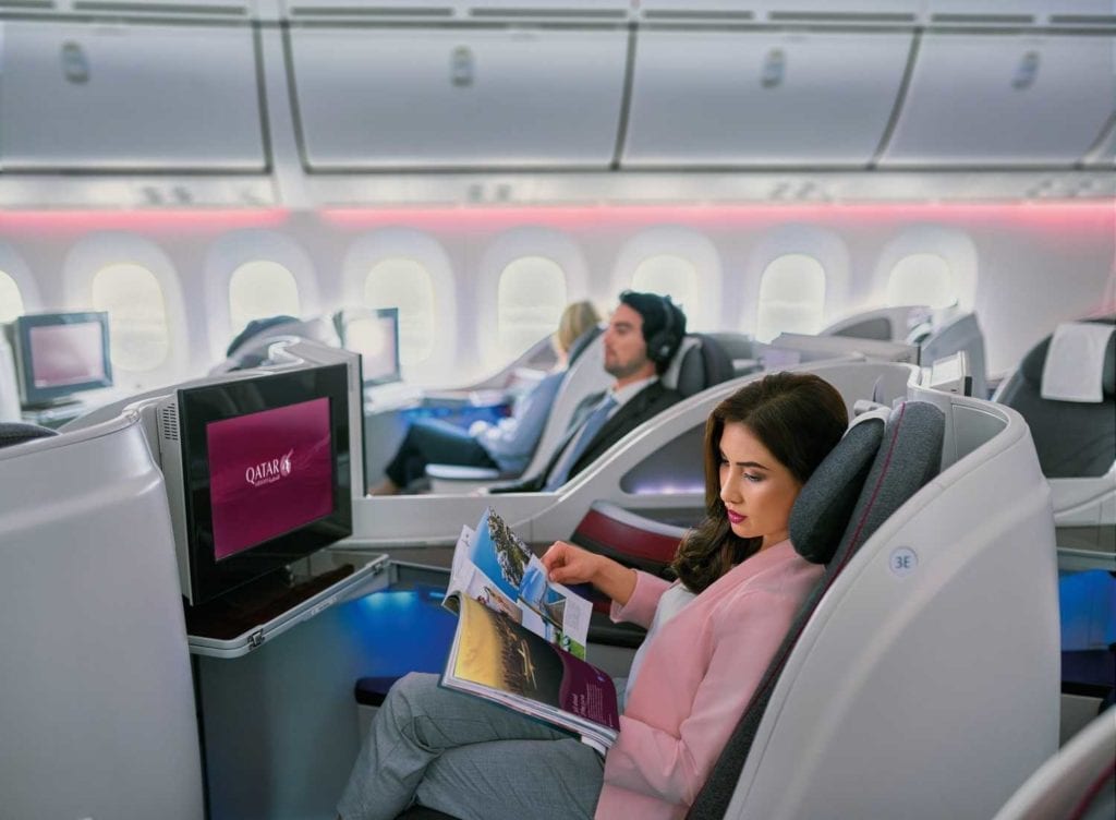 Ekonomická třída Qatar Airways