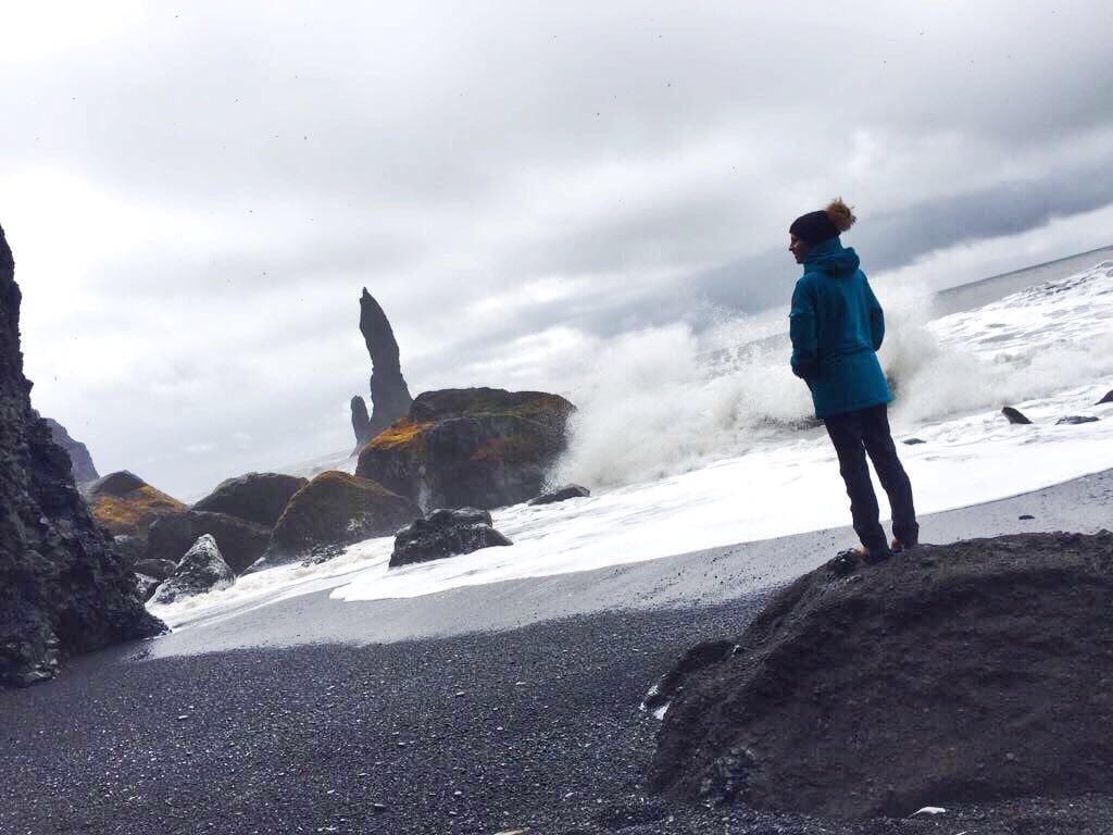 Černá pláž na Islandu