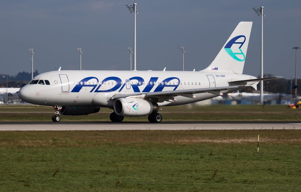 Letadlo Adria Airways