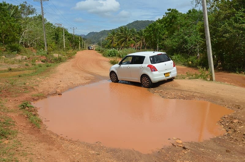 Cestování autem na Srí Lance