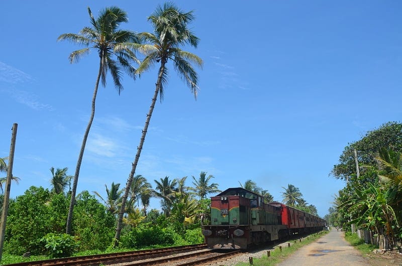 Vlak na Srí Lance