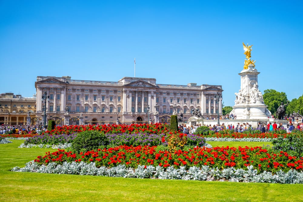 Buckinghamské zahrady Londýn