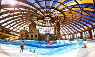 Bazén v Aquaworld Resort Budapest