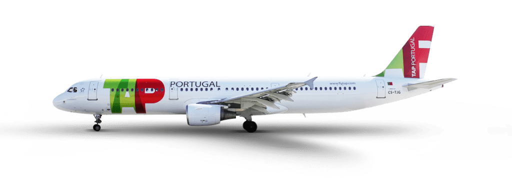 Letadlo Tap Air Portugal detail
