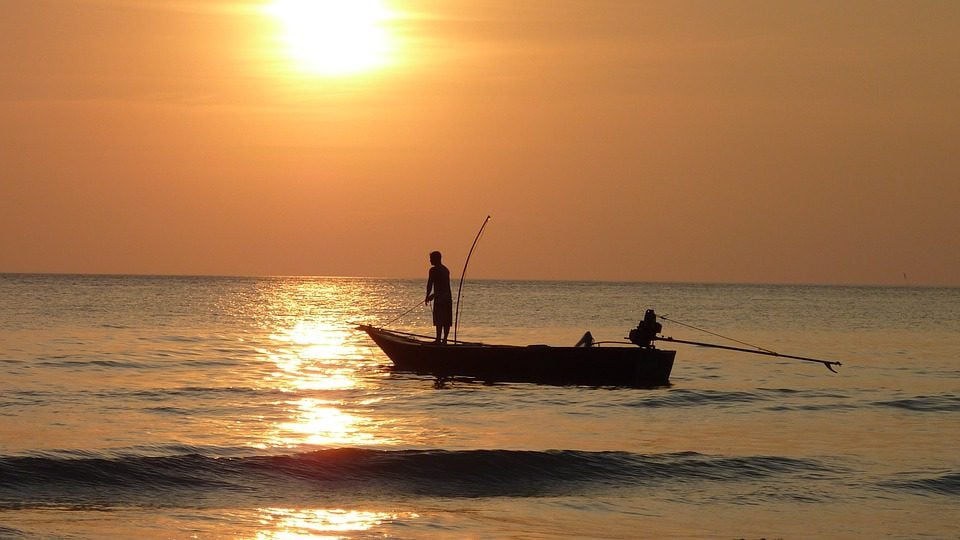 Rybář Maledivy