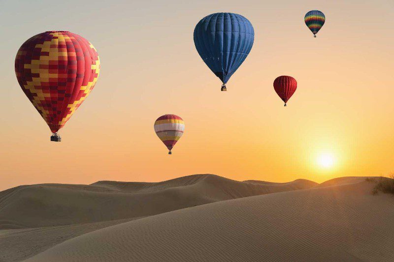 Balony Dubajská poušť