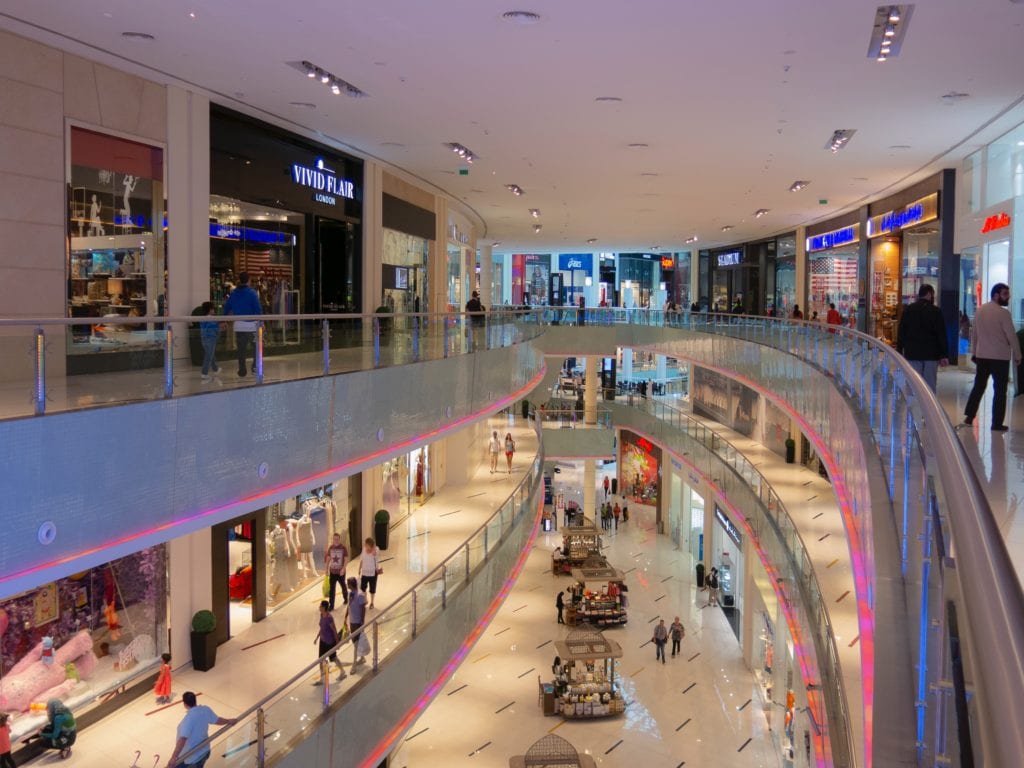 Dubaj nákupní centra