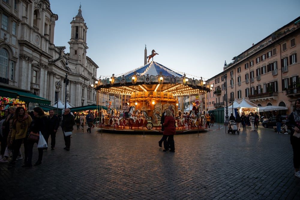 Vánoční trhy v Římě