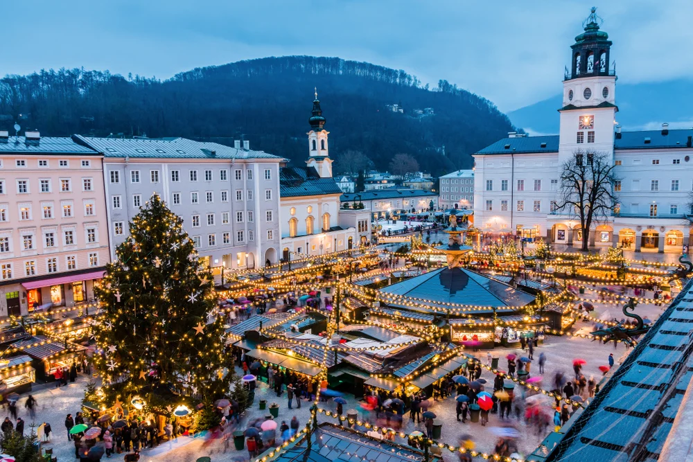 Salzburg o vánocích