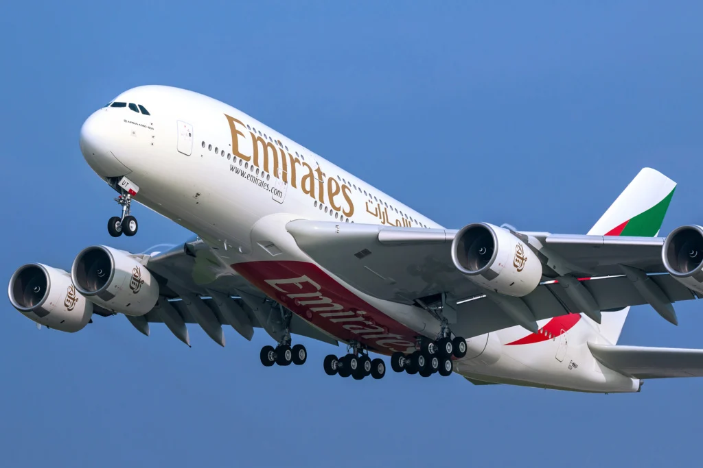 Letecká společnost Emirates - letadlo