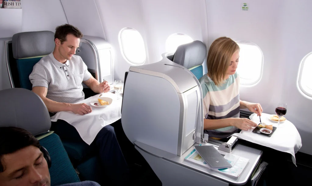 aerlingus - menu během letu