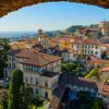 výhled na Bergamo