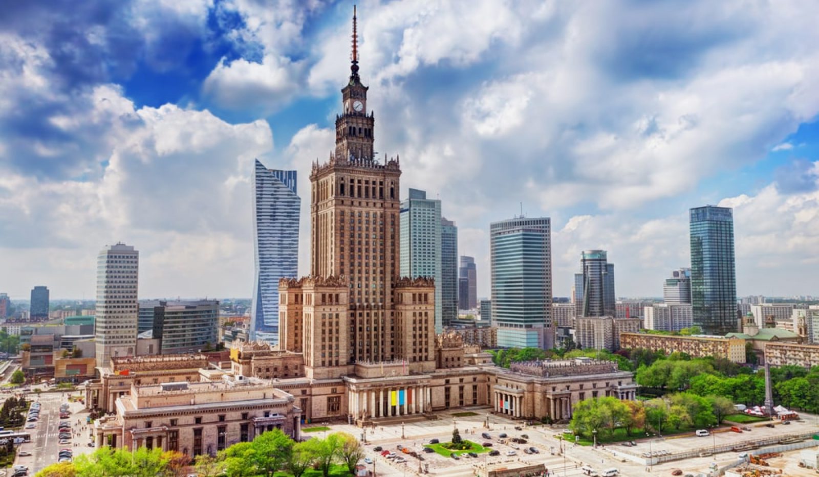 Pohled na Varšavu