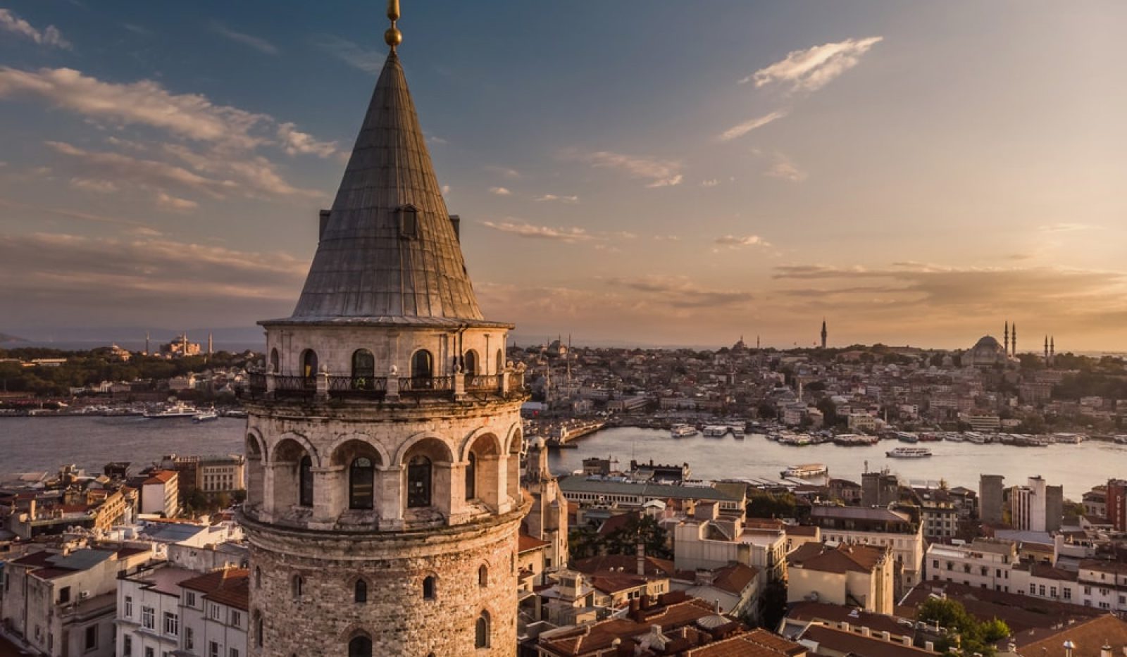 Výhled na Istanbul